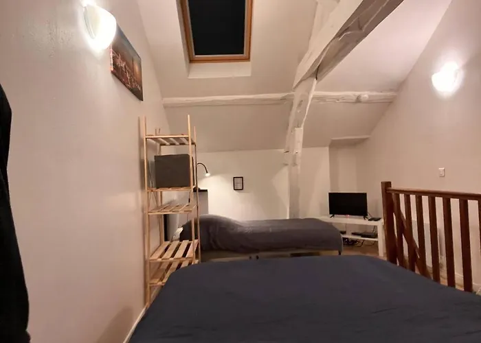 Studio Duplex Centre-Ville Au Calme Avec Parking
